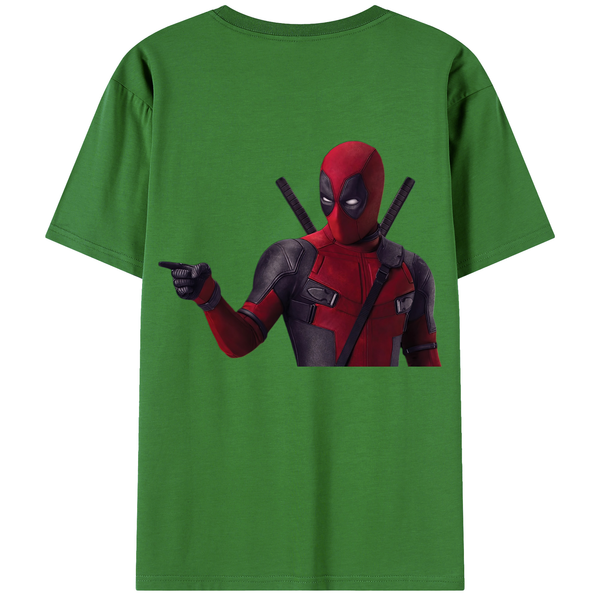 （画像用） Deadpool デッドプール レディース半袖Tシャツ(バックプリント)
